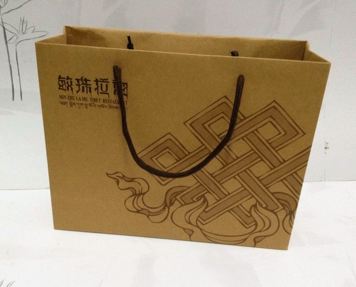雙豐彩?。狐S牛皮紙手提袋